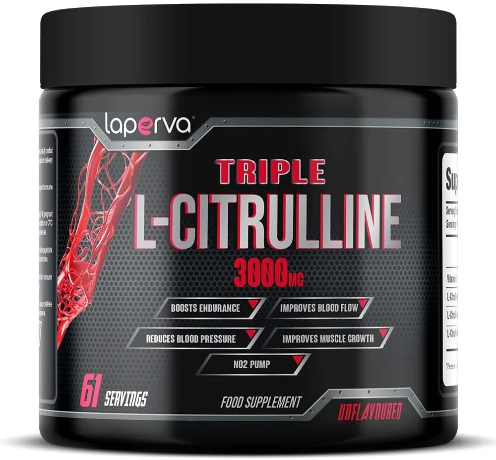 Laperva Triple L-Citrulline Supplement - (Unflavored)- Endurance Booster with L-Citrulline, L-Citrulline Malate, and L-Citrulline Nitrate - Enhances Blood Flow, Reduces Muscle Fatigue- 61 Servings Laperva Triple L-Citrulline Supplement - (Unflavored)- Endurance Booster with L-Citrulline, L-Citrulline Malate, and L-Citrulline Nitrate - Enhances Blood Flow, Reduces Muscle Fatigue- 61 Servings