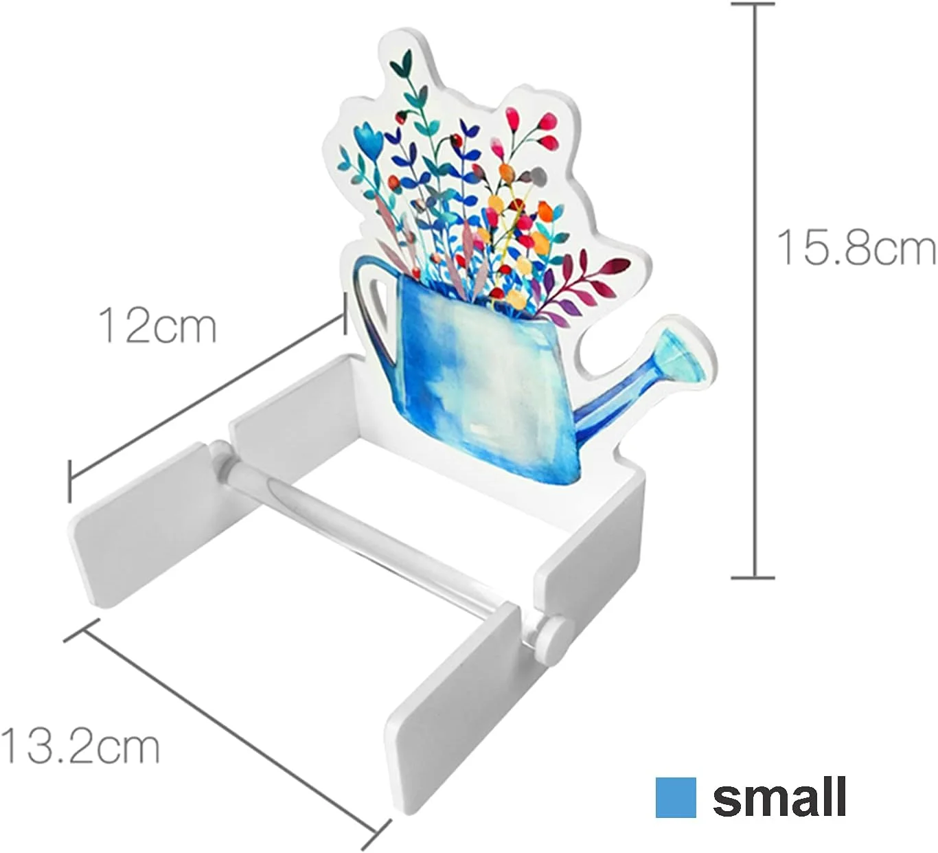 جا دستمال کاغذی دیواری LIU - جنس اکریلیک، نصب آسان با چسب، مناسب دستمال کاغذی و حوله یکبار مصرف برای سرویس بهداشتی و حمام (سایز: کوچک)