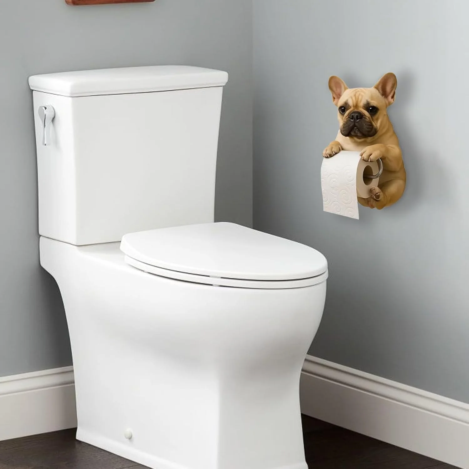 جا دستمال کاغذی رولی | جا دستمال کاغذی سگ - پخش کننده دستمال کاغذی، سازمان دهنده نگهداری دستمال سفره، نصب دیواری، دکوراسیون منزل، لوازم جانبی حمام برای آشپزخانه، اتاق خواب، خوابگاه