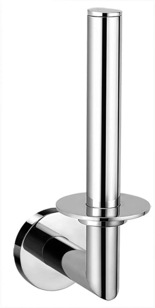 نگهدارنده رول دیواری TTGLRT، نگهدارنده های کاغذ، لوازم جانبی حمام به سبک اروپایی، برنج جامد کروم، نگهدارنده رول کاغذ توالت بدون پوشش