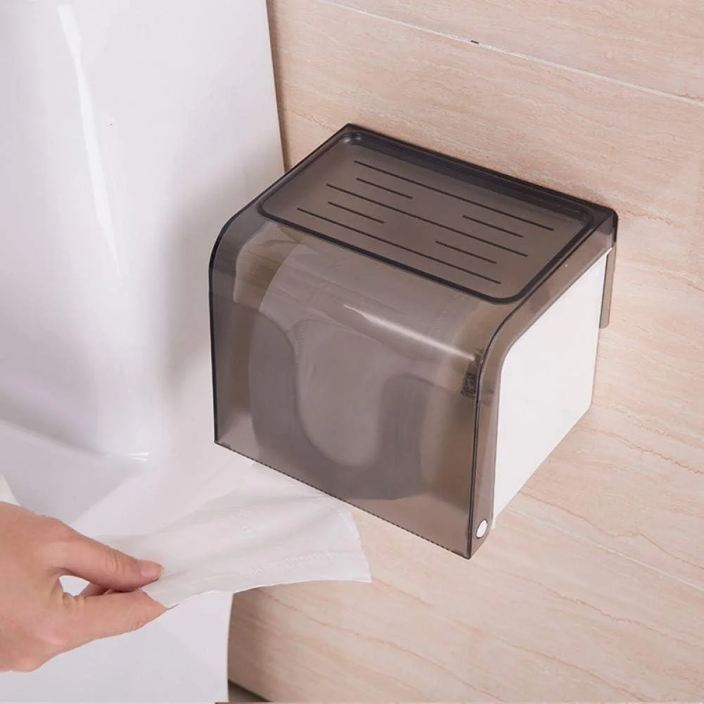 نگهدارنده دستمال توالت TTGLRT، نگهدارنده دستمال کاغذی پلاستیکی ضد آب خانگی، قفسه نگهداری دستمال کاغذی، نگهدارنده رول کاغذی دیواری، لوازم جانبی آشپزخانه و حمام