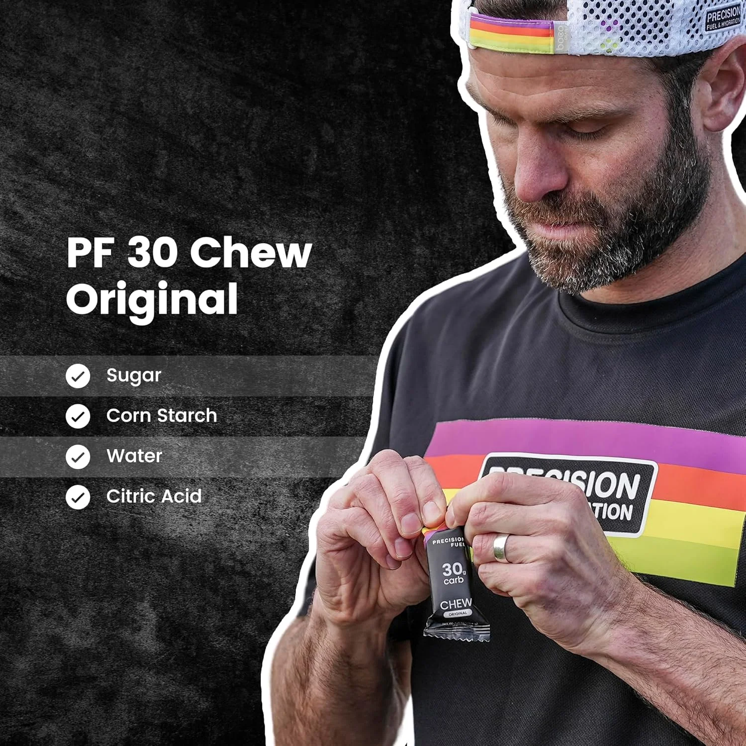آدامس انرژی زا Precision Hydration Fuel PF 30 Chew - سوخت پر کربوهیدرات برای استقامت، سبک و قابل حمل، 30 گرم کربوهیدرات - ایده آل برای دویدن های طولانی، دوچرخه سواری و تمرینات - طعم اصلی (4 آدامس) آدامس انرژی زا Precision Hydration Fuel PF 30 Chew - سوخت پر کربوهیدرات برای استقامت، سبک و قابل حمل، 30 گرم کربوهیدرات - ایده آل برای دویدن های طولانی، دوچرخه سواری و تمرینات - طعم اصلی (4 آدامس)