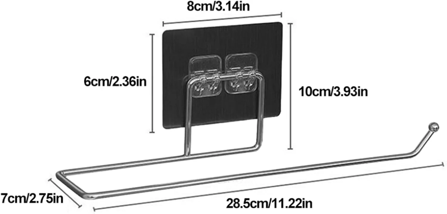 جا دستمال کاغذی توالت VFEDDDF، آویز دستمال کاغذی رولی (1)