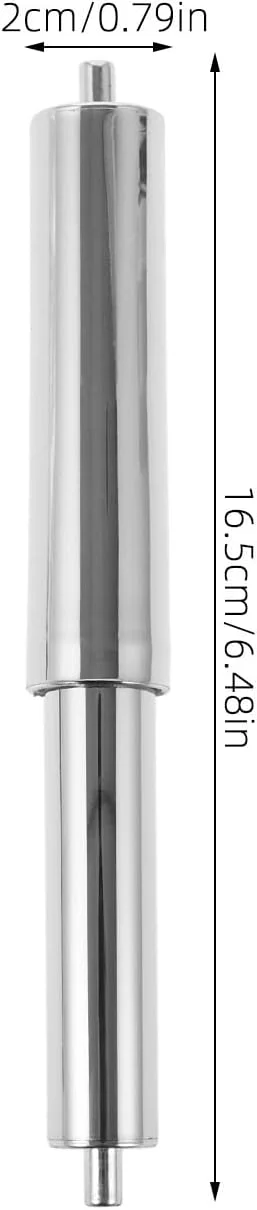 نگهدارنده رول دستمال توالت VOSAREA، غلتک پلاستیکی جهانی فنری، جایگزین استیل ضد زنگ