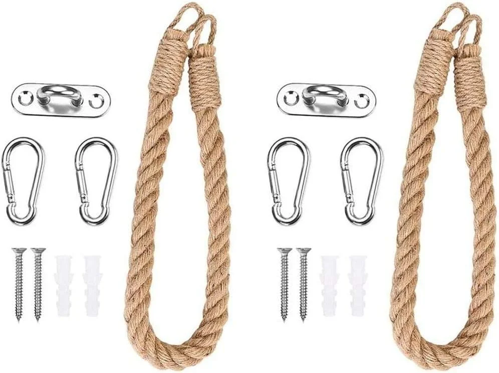 ست ۲ عددی نگهدارنده رول دستمال توالت، طناب کنفی، سبک وینتج صنعتی، آویز دستمال کاغذی دیواری، مناسب دکوراسیون حمام و آشپزخانه