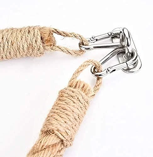 ست ۲ عددی نگهدارنده رول دستمال توالت، طناب کنفی، سبک وینتج صنعتی، آویز دستمال کاغذی دیواری، مناسب دکوراسیون حمام و آشپزخانه