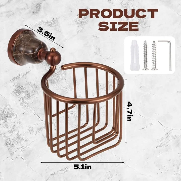 جا دستمال کاغذی توالت دیواری برنجی عتیقه، سبد نگهدارنده دستمال توالت برنجی طلایی عتیقه، سبد دستمال رولی حمام - فقط برای رول با قطر کمتر از 13.2 سانتی متر جا دستمال کاغذی توالت دیواری برنجی عتیقه، سبد نگهدارنده دستمال توالت برنجی طلایی عتیقه، سبد دستمال رولی حمام - فقط برای رول با قطر کمتر از 13.2 سانتی متر