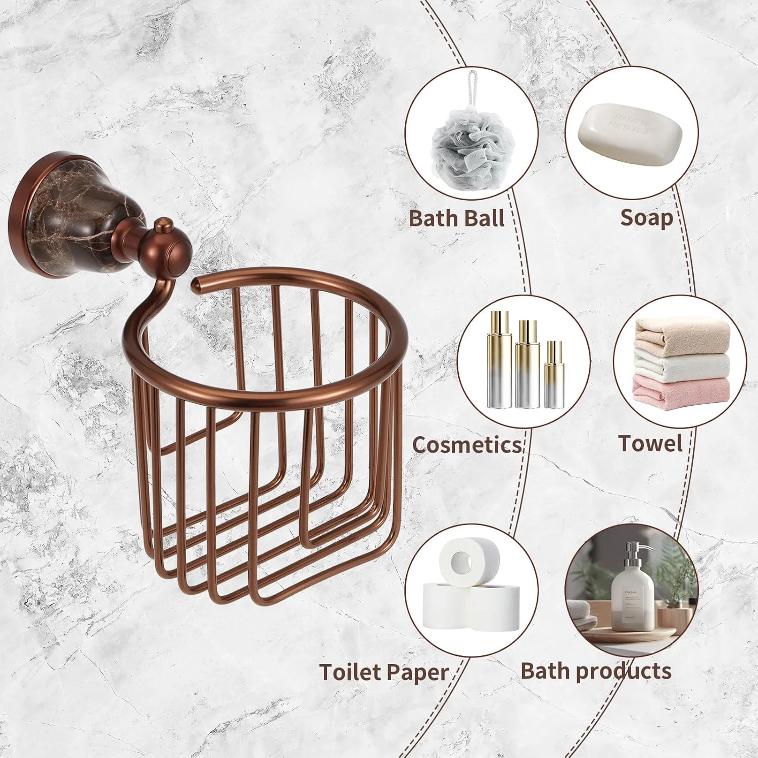 جا دستمال کاغذی توالت دیواری برنجی عتیقه، سبد نگهدارنده دستمال توالت برنجی طلایی عتیقه، سبد دستمال رولی حمام - فقط برای رول با قطر کمتر از 13.2 سانتی متر جا دستمال کاغذی توالت دیواری برنجی عتیقه، سبد نگهدارنده دستمال توالت برنجی طلایی عتیقه، سبد دستمال رولی حمام - فقط برای رول با قطر کمتر از 13.2 سانتی متر