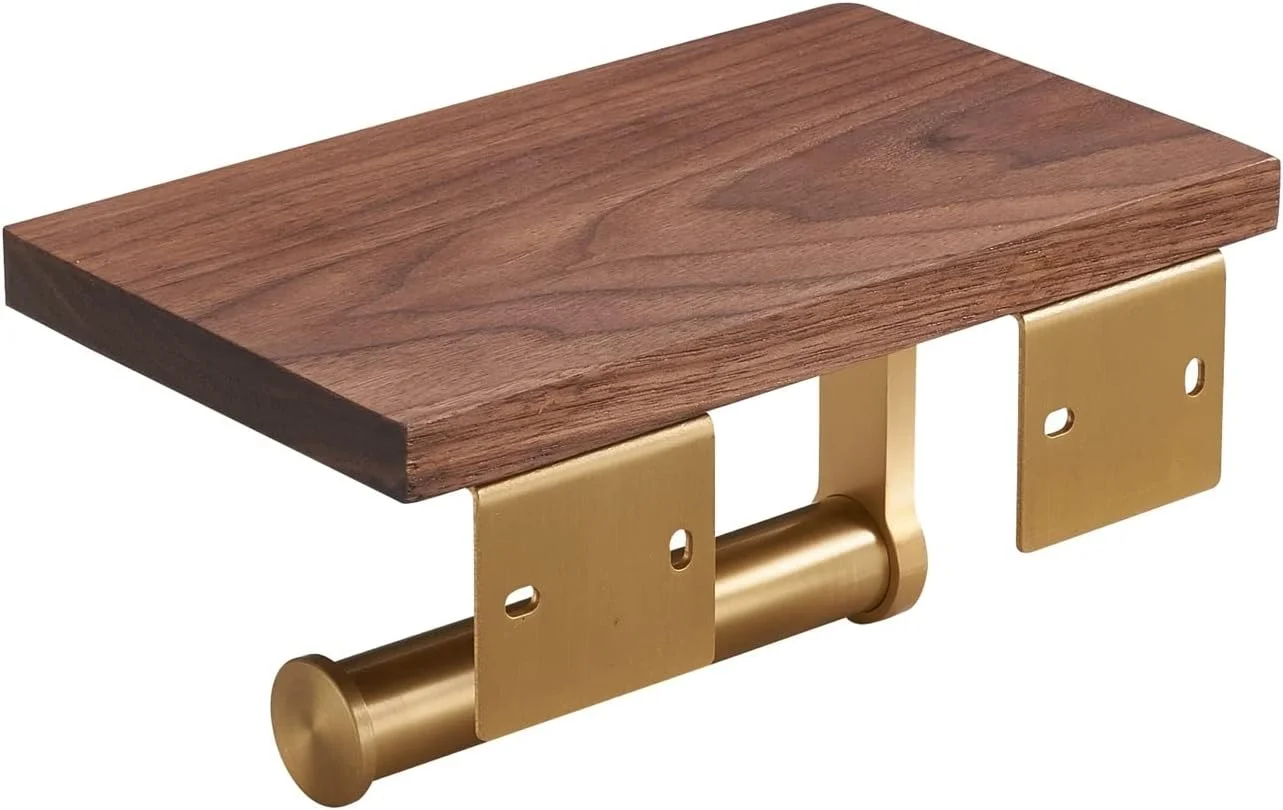 نگهدارنده دستمال توالت VFEDDDF، جا دستمال کاغذی چوبی، قفسه نگهداری دستمال کاغذی