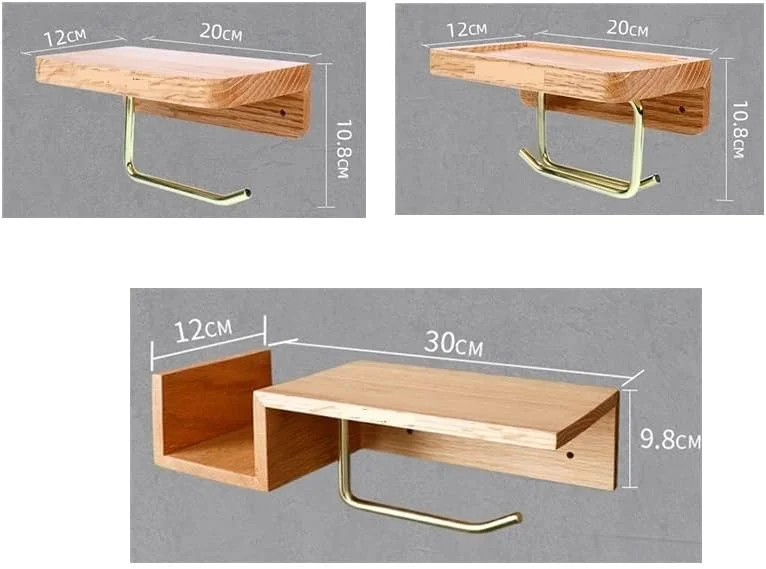 جا دستمال کاغذی دیواری چوبی VFEDDDF (2 عدد) جا دستمال کاغذی دیواری چوبی VFEDDDF (2 عدد)