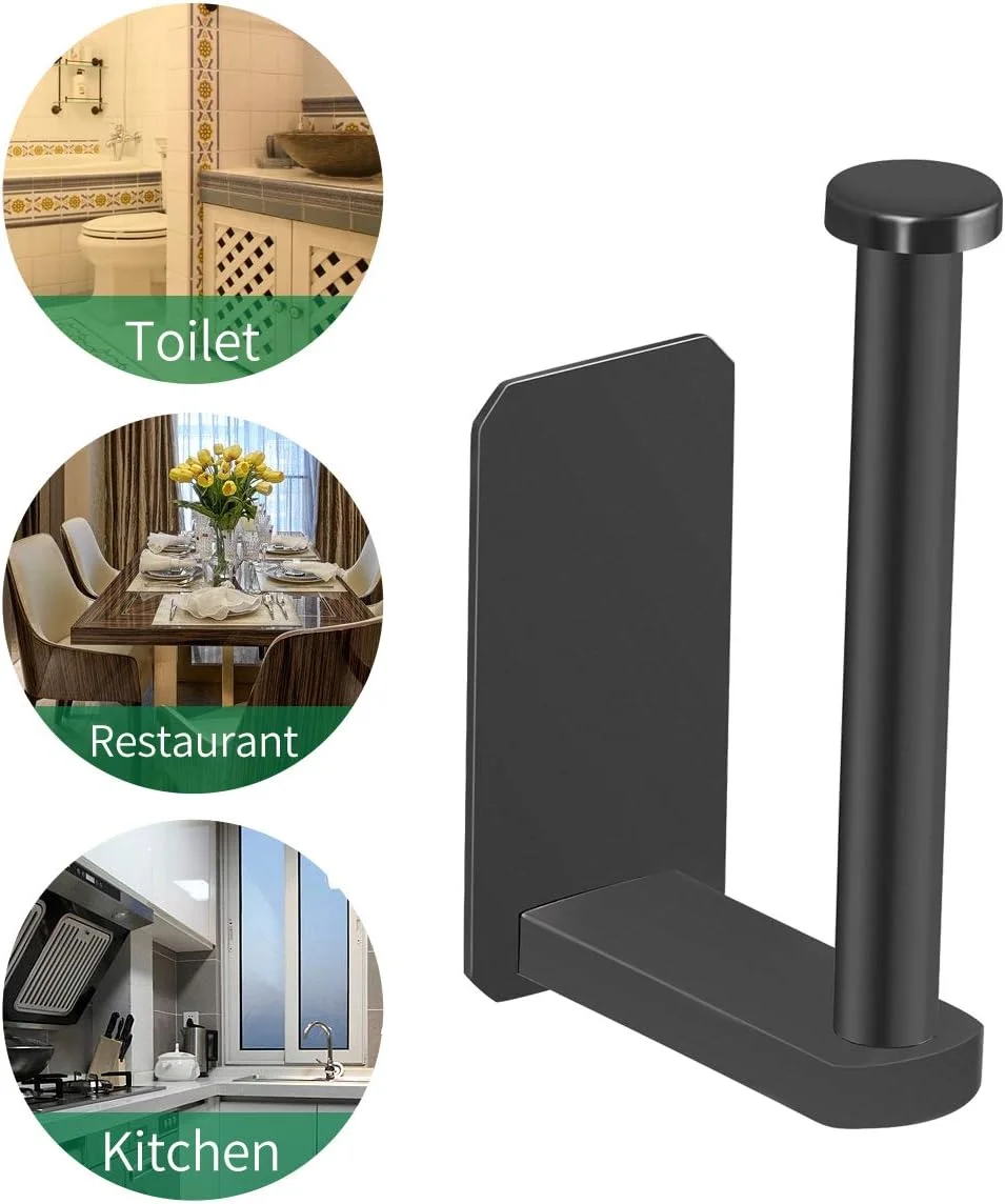 نگهدارنده دستمال توالت VAEHOLD، چسبی، مناسب آشپزخانه و سرویس بهداشتی، بدون نیاز به سوراخکاری، قابل نصب روی دیوار، استیل ضد زنگ، مشکی مات B07SD77P4H نگهدارنده دستمال توالت VAEHOLD، چسبی، مناسب آشپزخانه و سرویس بهداشتی، بدون نیاز به سوراخکاری، قابل نصب روی دیوار، استیل ضد زنگ، مشکی مات B07SD77P4H