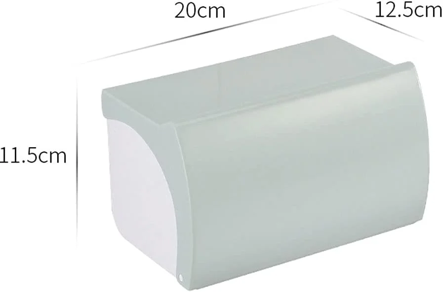 جا دستمال کاغذی UTOYA، نگهدارنده دستمال توالت با پوشش ضد آب، پلاستیکی، مناسب منزل، سایز 11.5 * 20 * 12.5 سانتی متر جا دستمال کاغذی UTOYA، نگهدارنده دستمال توالت با پوشش ضد آب، پلاستیکی، مناسب منزل، سایز 11.5 * 20 * 12.5 سانتی متر