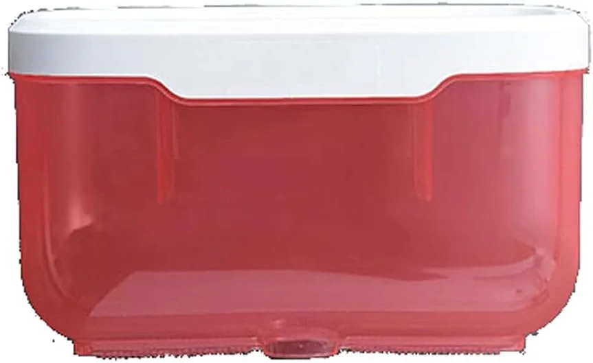 جا دستمال کاغذی یوتویا چند منظوره، نگهدارنده رول دستمال توالت پلاستیکی ضد آب مناسب حمام، خود چسب، سایز 22cm*13cm*13cm (رنگ : صورتی)