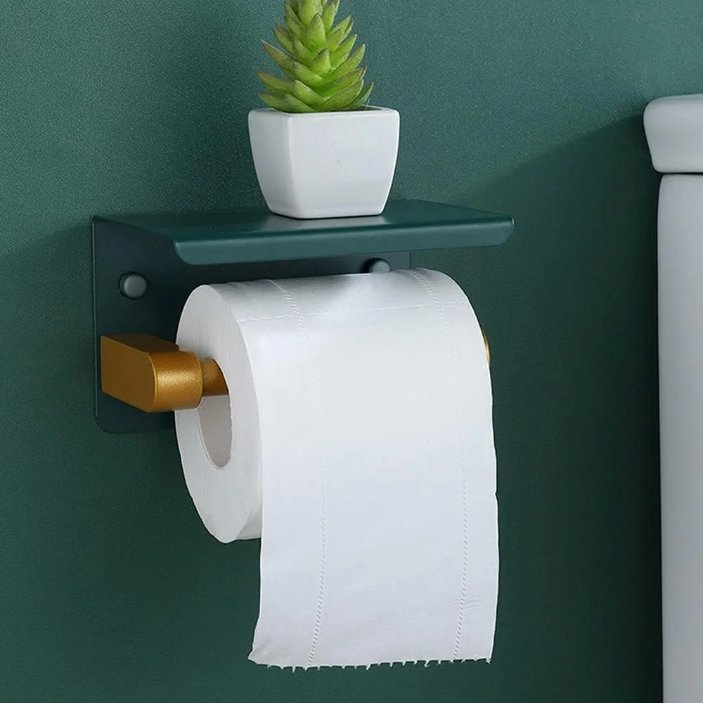 جا دستمال کاغذی UTOYA، استیل ضد زنگ، نصب دیواری، مناسب برای حمام، دارای قفسه، ابعاد 14.5cm*9cm*10cm جا دستمال کاغذی UTOYA، استیل ضد زنگ، نصب دیواری، مناسب برای حمام، دارای قفسه، ابعاد 14.5cm*9cm*10cm