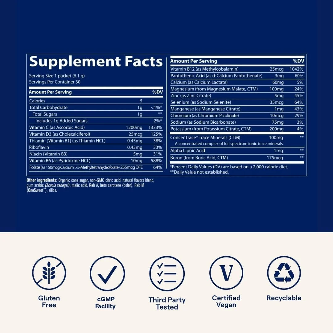 پودر الکترولیت با طعم انفجار پرتقال Trace Minerals، بسته 30 عددی، 147 گرم پودر الکترولیت با طعم انفجار پرتقال Trace Minerals، بسته 30 عددی، 147 گرم
