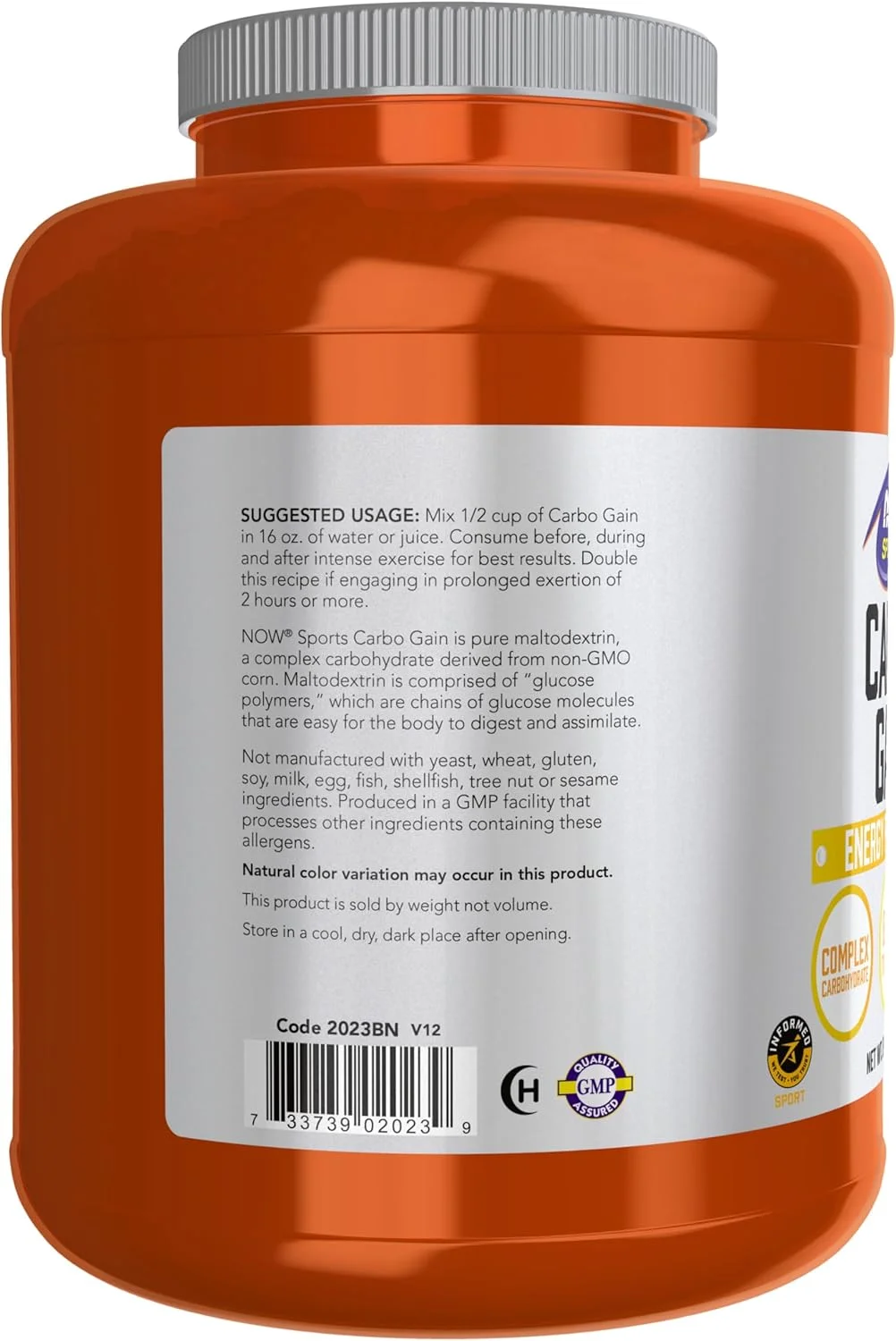 پودر مکمل غذایی کربو گین ناو اسپورتس، 8 پوند پودر مکمل غذایی کربو گین ناو اسپورتس، 8 پوند
