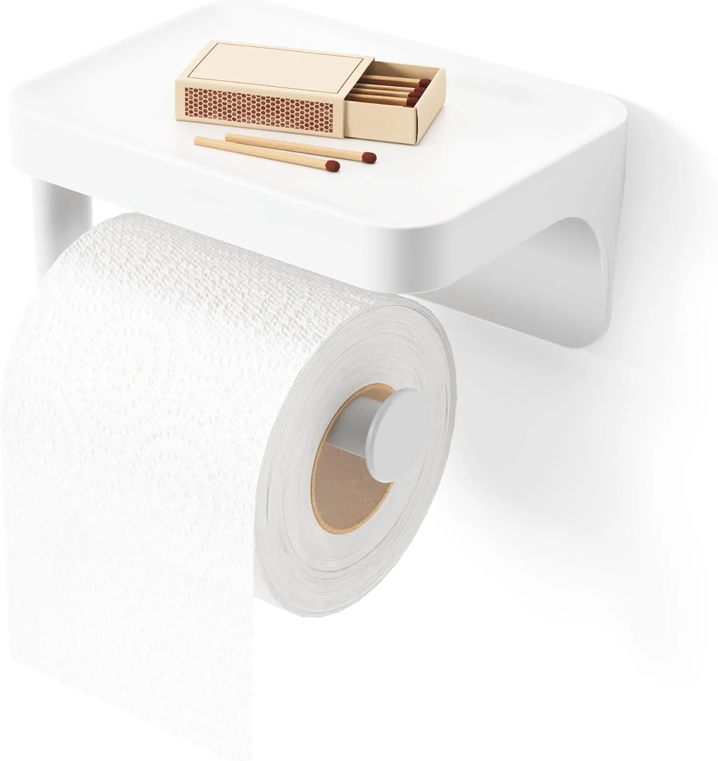 جا دستمال کاغذی و شلف چسبی آمبرا مدل فلکس