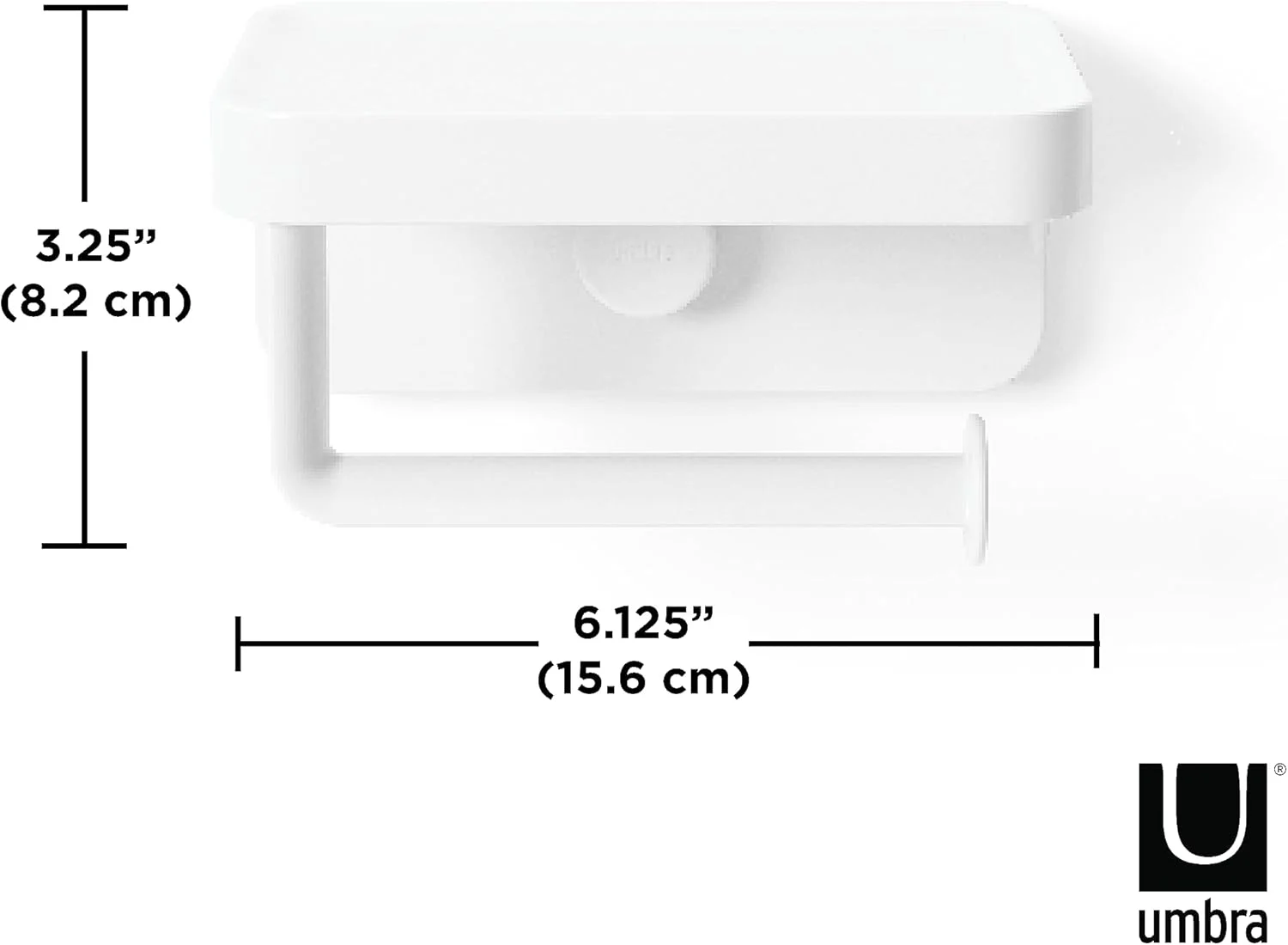 جا دستمال کاغذی و شلف چسبی آمبرا مدل فلکس