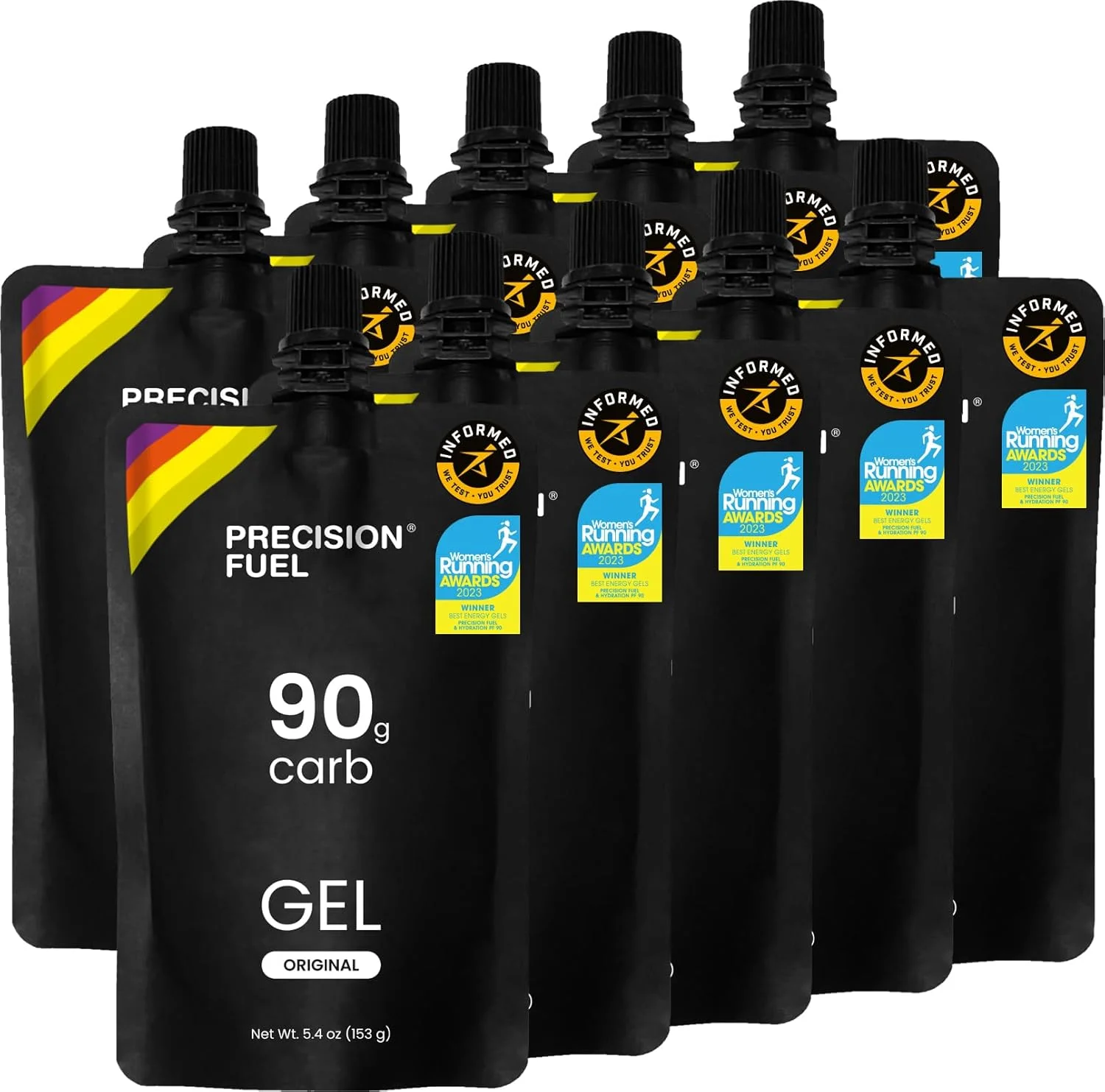 ژل انرژی Precision Hydration Fuel 90 - ژل های دویدن با طعم ملایم برای ورزشکاران استقامتی، 90 گرم کربوهیدرات، هضم آسان، ایده آل برای دویدن و ورزش های طولانی مدت، 153 گرم (10 ژل) ژل انرژی Precision Hydration Fuel 90 - ژل های دویدن با طعم ملایم برای ورزشکاران استقامتی، 90 گرم کربوهیدرات، هضم آسان، ایده آل برای دویدن و ورزش های طولانی مدت، 153 گرم (10 ژل)