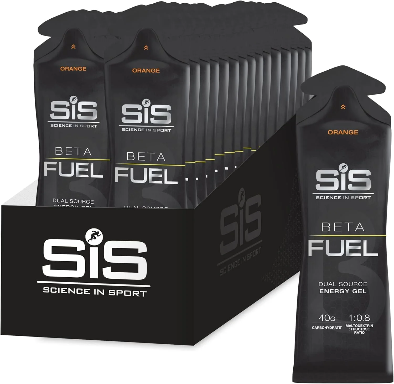 ژل انرژی Science In Sport Beta Fuel | 40 گرم کربوهیدرات | نسبت مالتودکسترین:فروکتوز 1:0.8 | هضم آسان | بدون گلوتن | بدون نیاز به آب | ژل های مخصوص دویدن | طعم پرتقال | بسته 30 عددی ژل انرژی Science In Sport Beta Fuel | 40 گرم کربوهیدرات | نسبت مالتودکسترین:فروکتوز 1:0.8 | هضم آسان | بدون گلوتن | بدون نیاز به آب | ژل های مخصوص دویدن | طعم پرتقال | بسته 30 عددی