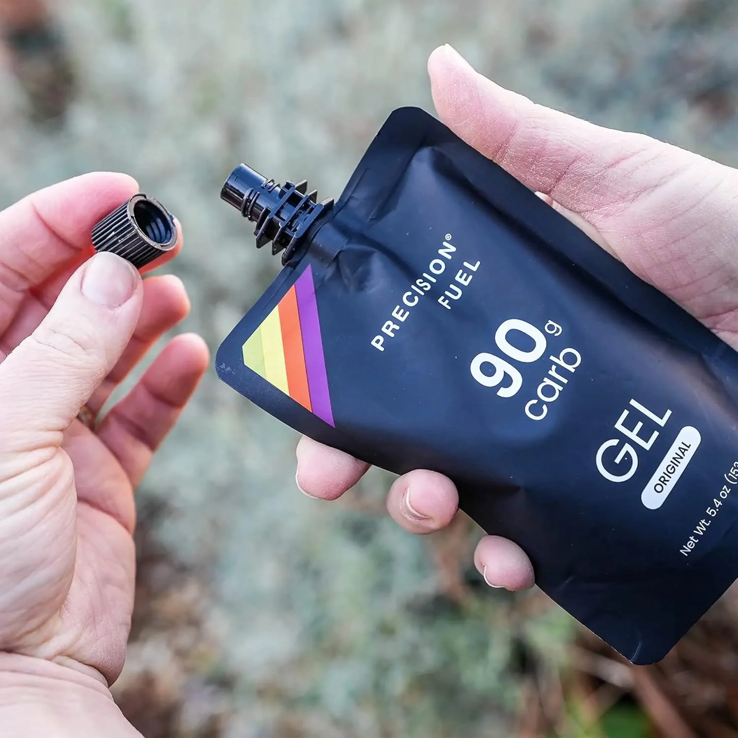 ژل انرژی Precision Hydration Fuel 90 - ژل های دویدن با طعم ملایم برای ورزشکاران استقامتی، 90 گرم کربوهیدرات، هضم آسان، ایده آل برای دویدن و ورزش های طولانی مدت، 153 گرم (10 ژل)