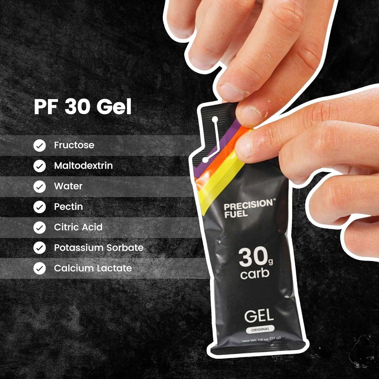 ژل انرژی Precision Hydration Fuel 30 - ژل های ملایم و خنثی برای دوندگان استقامتی، 30 گرم کربوهیدرات، هضم آسان، ایده آل برای دویدن و ورزش های طولانی مدت (اورجینال، 15 ژل) ژل انرژی Precision Hydration Fuel 30 - ژل های ملایم و خنثی برای دوندگان استقامتی، 30 گرم کربوهیدرات، هضم آسان، ایده آل برای دویدن و ورزش های طولانی مدت (اورجینال، 15 ژل)