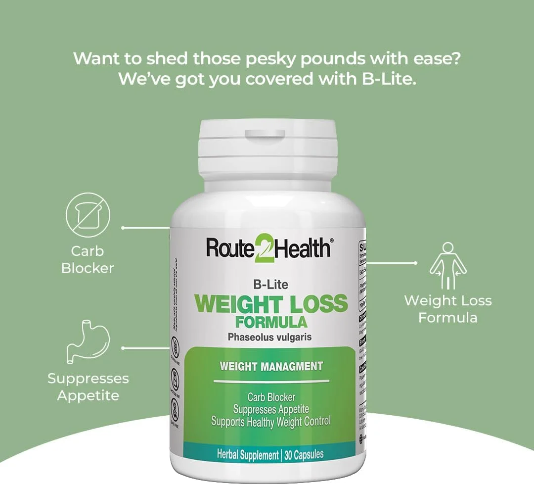 کپسول های پشتیبانی کاهش وزن Route 2 Health - 30 عدد حاوی عصاره Phaseolus Vulgaris، کنترل طبیعی اشتها و متابولیسم سالم - غیر GMO، بدون گلوتن، مدیریت موثر وزن کپسول های پشتیبانی کاهش وزن Route 2 Health - 30 عدد حاوی عصاره Phaseolus Vulgaris، کنترل طبیعی اشتها و متابولیسم سالم - غیر GMO، بدون گلوتن، مدیریت موثر وزن