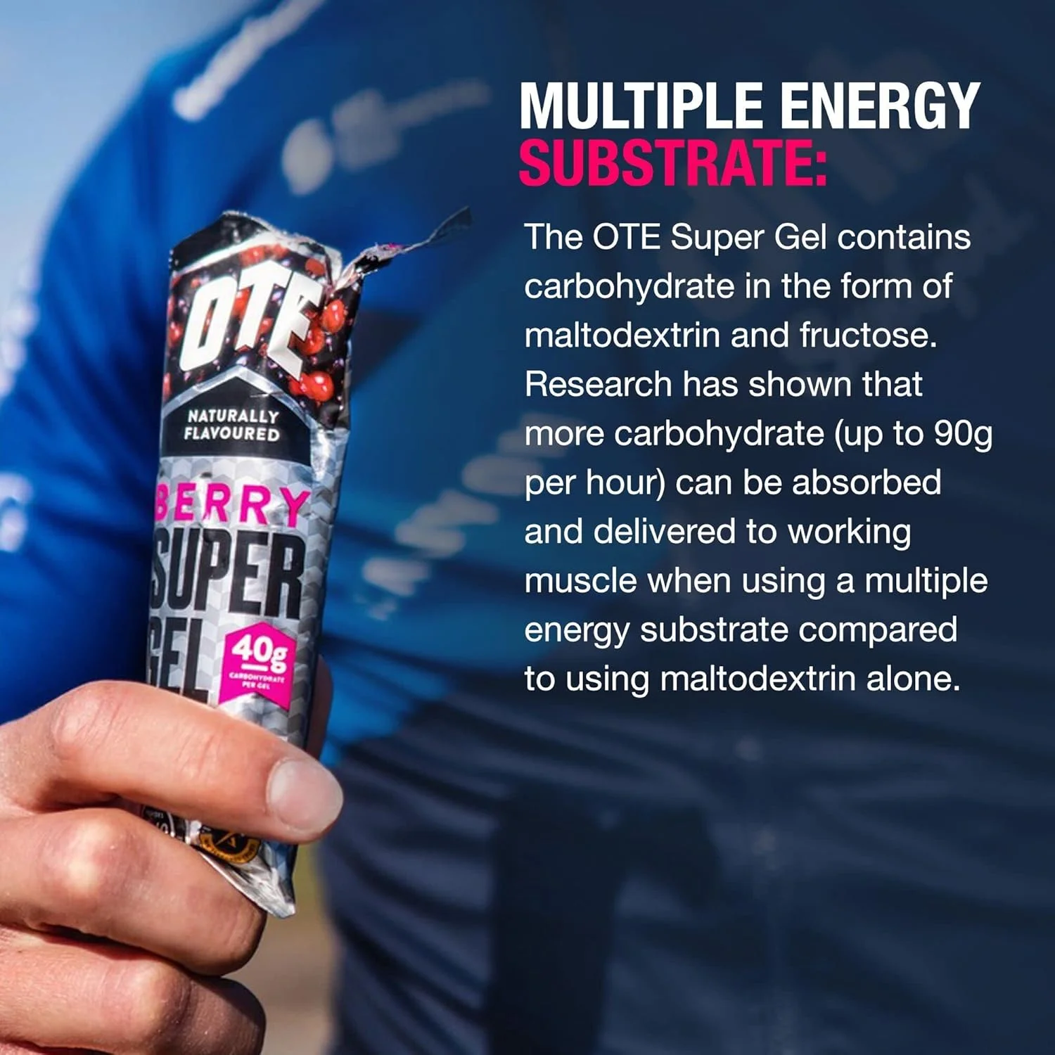 ژل انرژی OTE Super Gel - ژل های انرژی برای دویدن و دوچرخه سواری - ژل دویدن با منبع دوگانه برتر با 40 گرم کربوهیدرات - ژل های گلوکز برای شنا، مسابقات سه گانه و ورزش های استقامتی - بسته 12 عددی (بری) ژل انرژی OTE Super Gel - ژل های انرژی برای دویدن و دوچرخه سواری - ژل دویدن با منبع دوگانه برتر با 40 گرم کربوهیدرات - ژل های گلوکز برای شنا، مسابقات سه گانه و ورزش های استقامتی - بسته 12 عددی (بری)