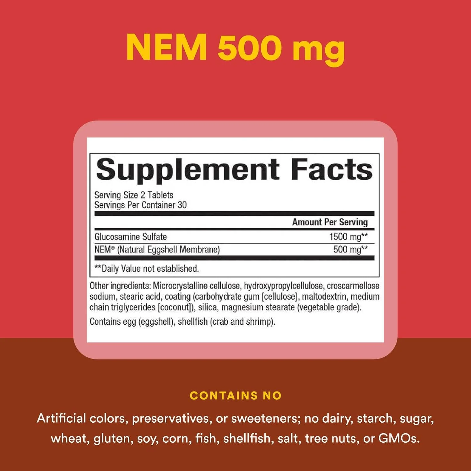 قرص های گلوکزامین فرمول زانو و مفاصل Natural Factors Nem (60 عدد) قرص های گلوکزامین فرمول زانو و مفاصل Natural Factors Nem (60 عدد)