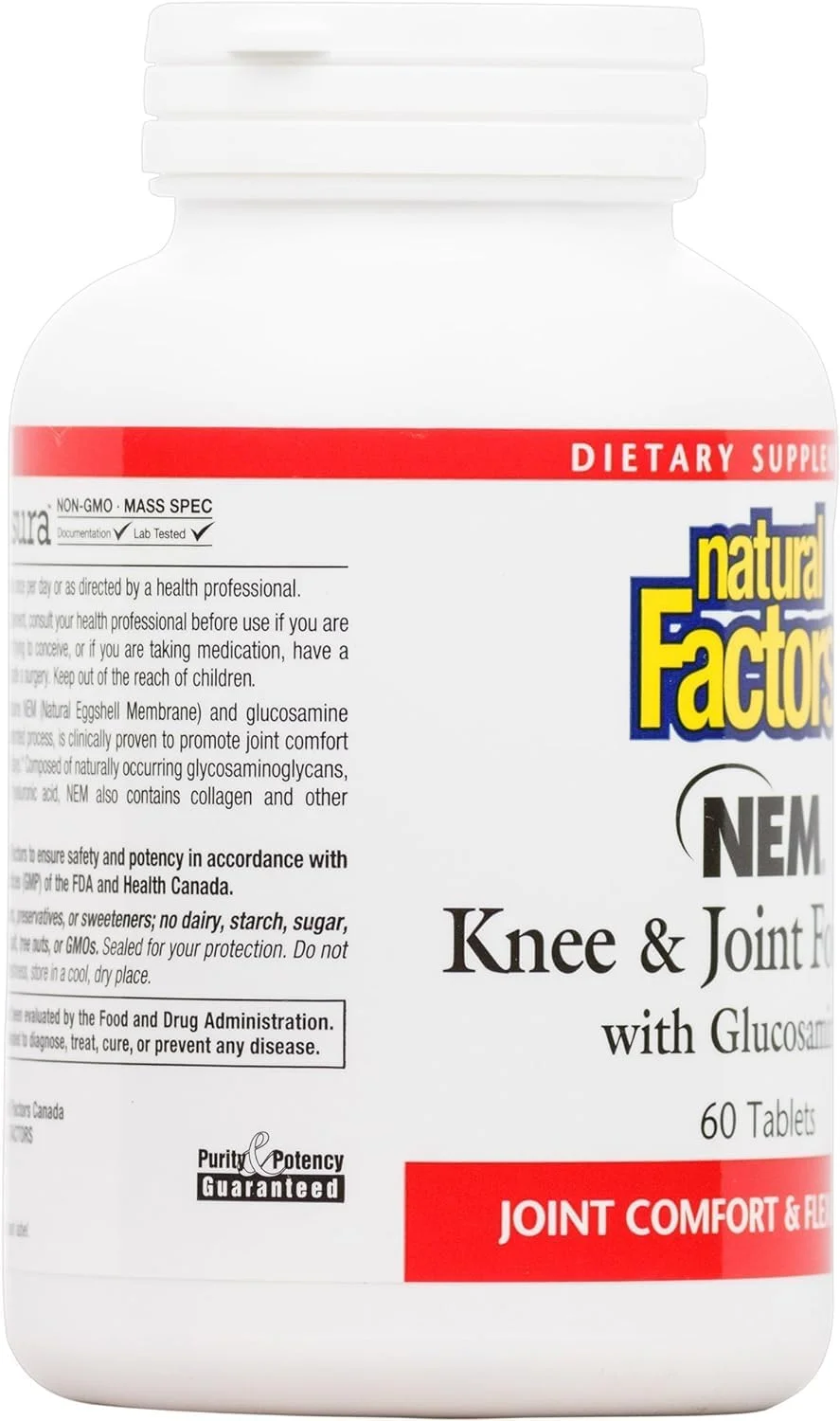 قرص های گلوکزامین فرمول زانو و مفاصل Natural Factors Nem (60 عدد) قرص های گلوکزامین فرمول زانو و مفاصل Natural Factors Nem (60 عدد)