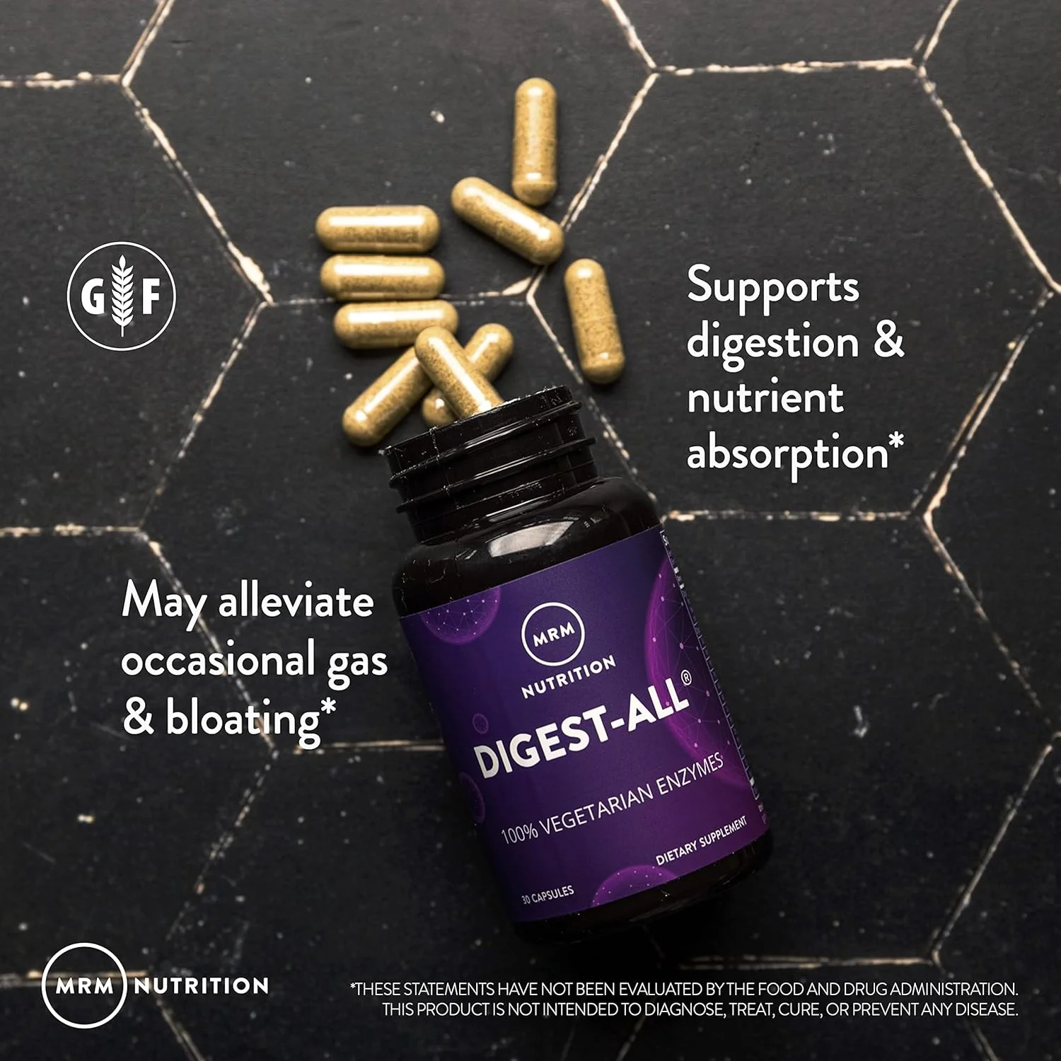 ام آر ام، دایجست-آل، 100 کپسول گیاهی ام آر ام، دایجست-آل، 100 کپسول گیاهی