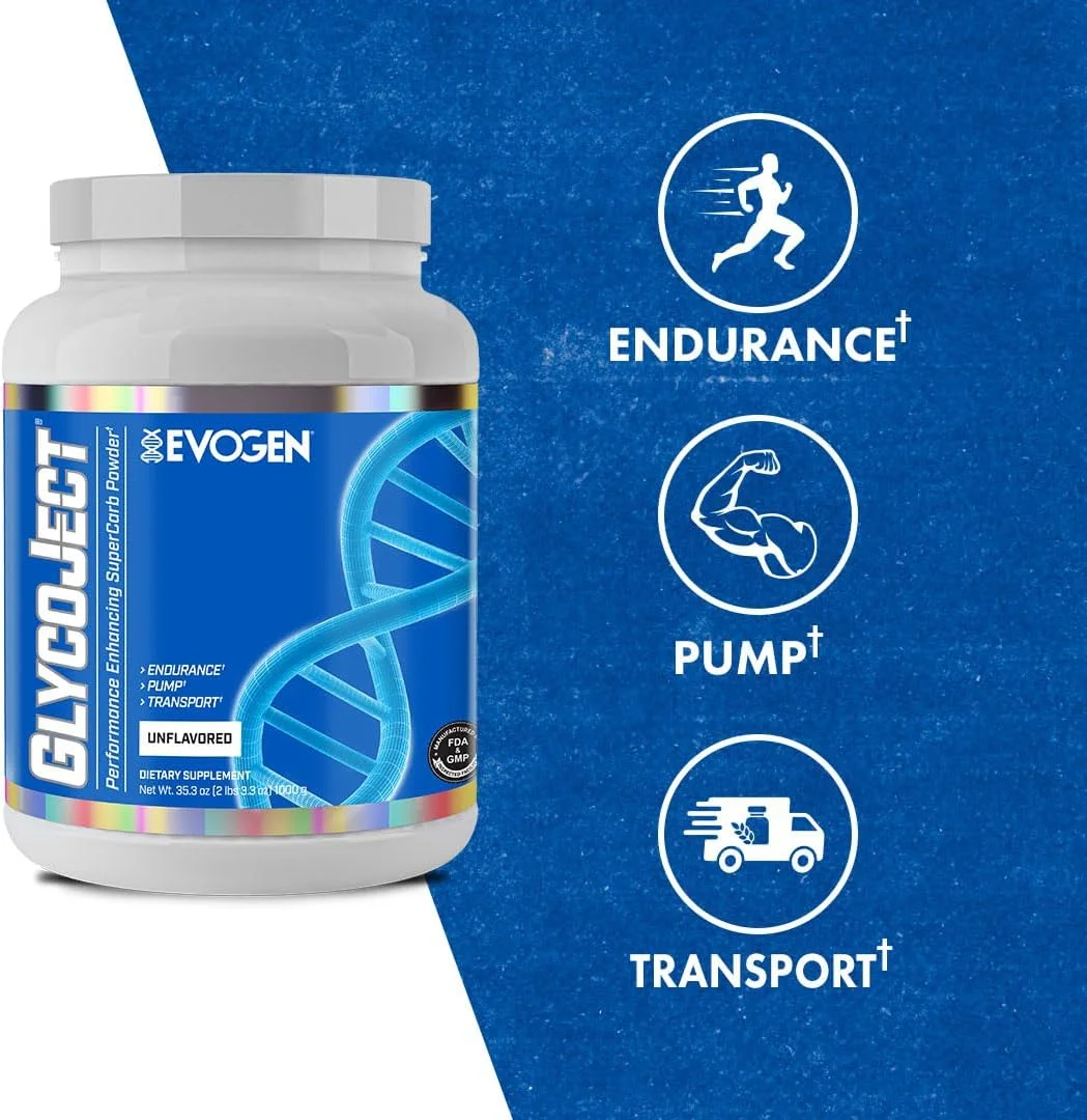 پودر گلیکوجکت Evogen، بدون طعم پودر گلیکوجکت Evogen، بدون طعم