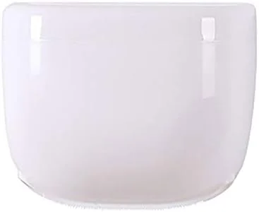 نگهدارنده دستمال توالت دیواری، قفسه جعبه دستمال کاغذی ضد آب، سینی دستمال توالت، لوله کاغذ رولی، جعبه سازمان دهنده لوازم جانبی حمام (رنگ: Argento)