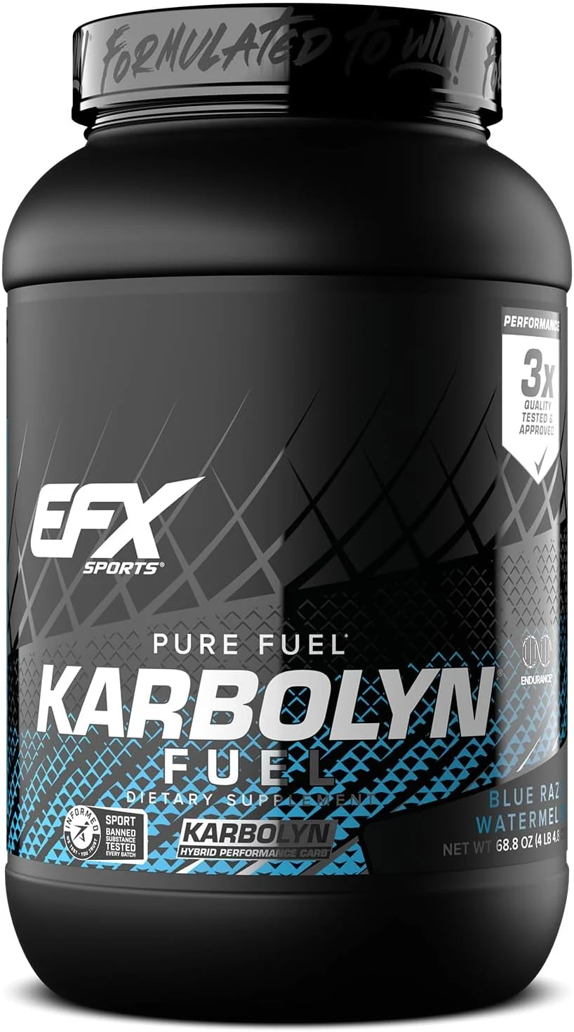 سوخت کربوهیدراتی کاربولین EFX طعم بلو واتر 4 پوندی - مکمل کربوهیدراتی با عملکرد بالا برای استقامت و ریکاوری