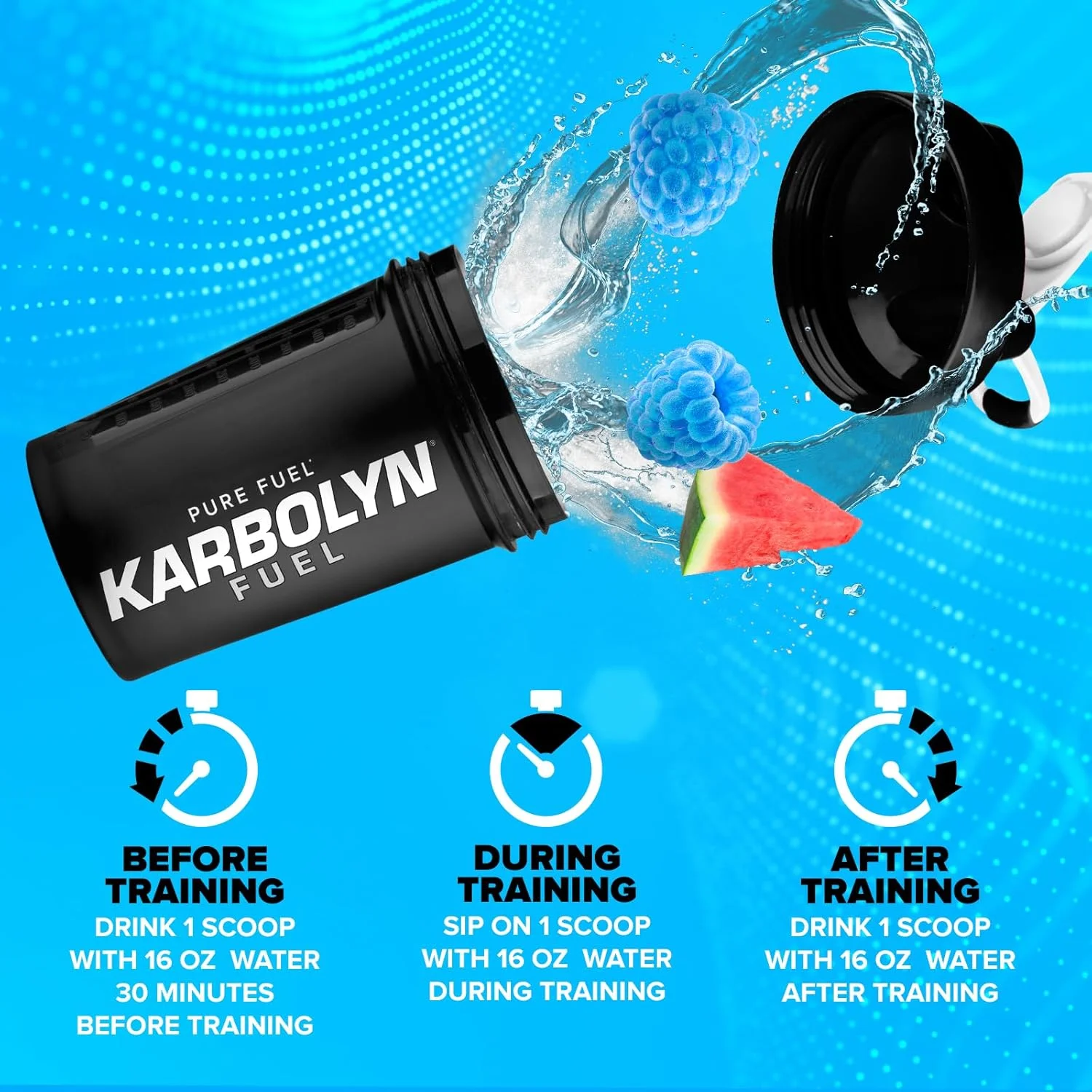 سوخت کربوهیدراتی کاربولین EFX طعم بلو واتر 4 پوندی - مکمل کربوهیدراتی با عملکرد بالا برای استقامت و ریکاوری