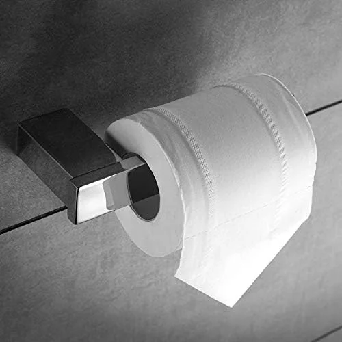 جا دستمال کاغذی رولی استیل ضد زنگ قفسه دار، سینی دستی توالت، نگهدارنده کاغذ توالت دیواری خانگی