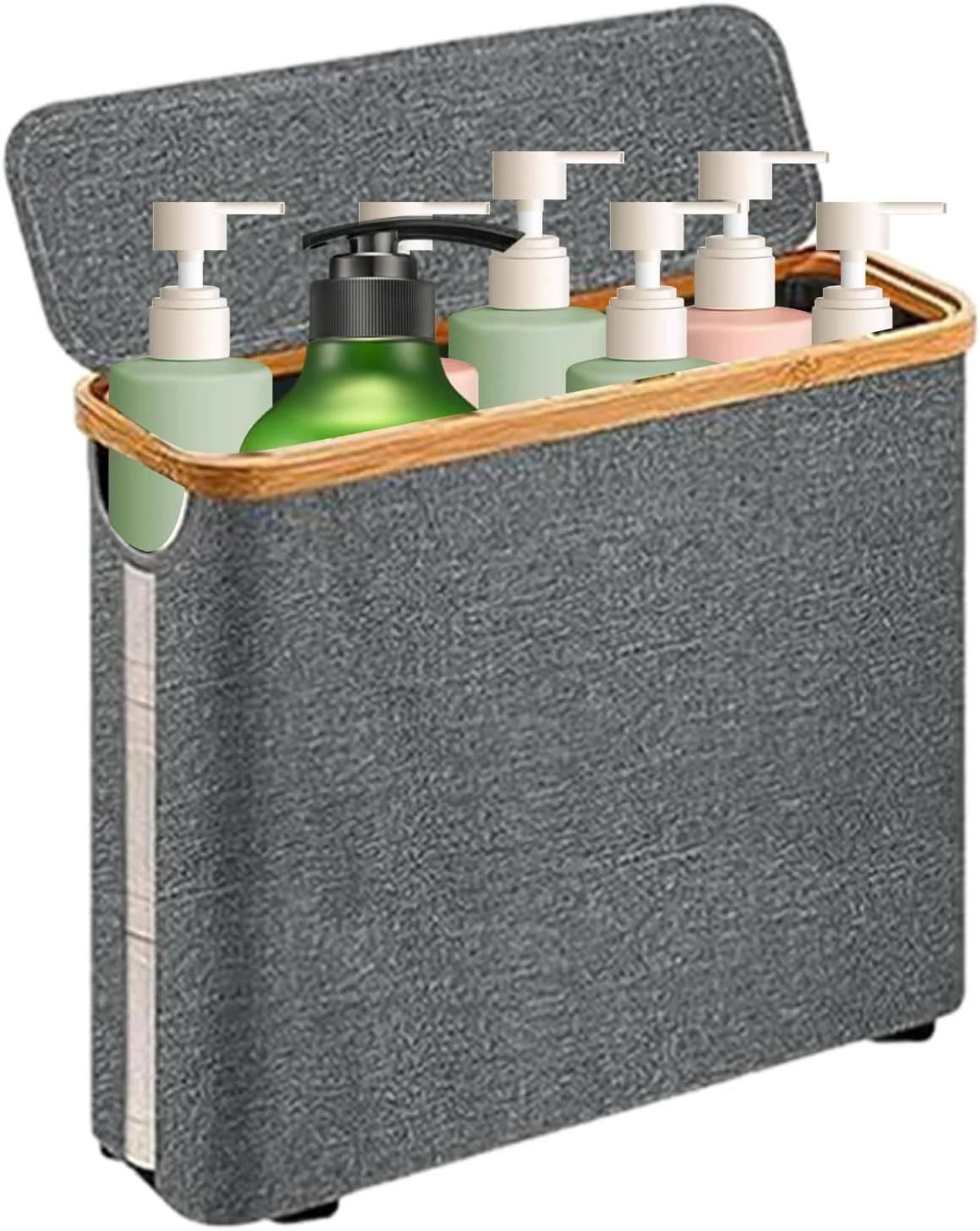 نگهدارنده رول توالت | سازمان دهنده و نگهدارنده کاغذ توالت حمام - سبد ضد آب برای قفسه، کشو، گوشه اتاق، خانه، خوابگاه، دیوار، سرویس بهداشتی، آشپزخانه، سینک، میز