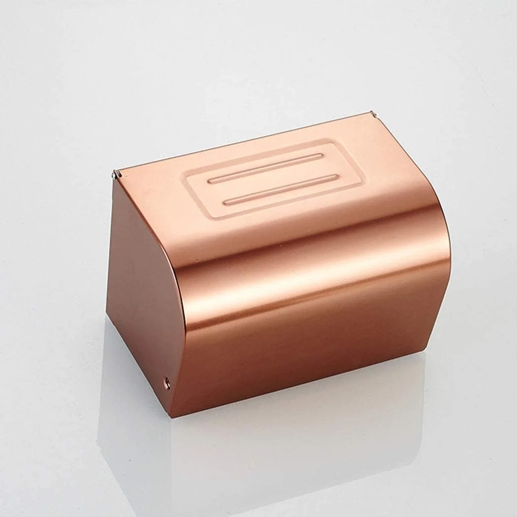 جا دستمال کاغذی توالت طراحی مدرن ضد زنگ جا دستمال کاغذی/دستمال کاغذی دیواری آلومینیومی فضایی مدل 412 (411)