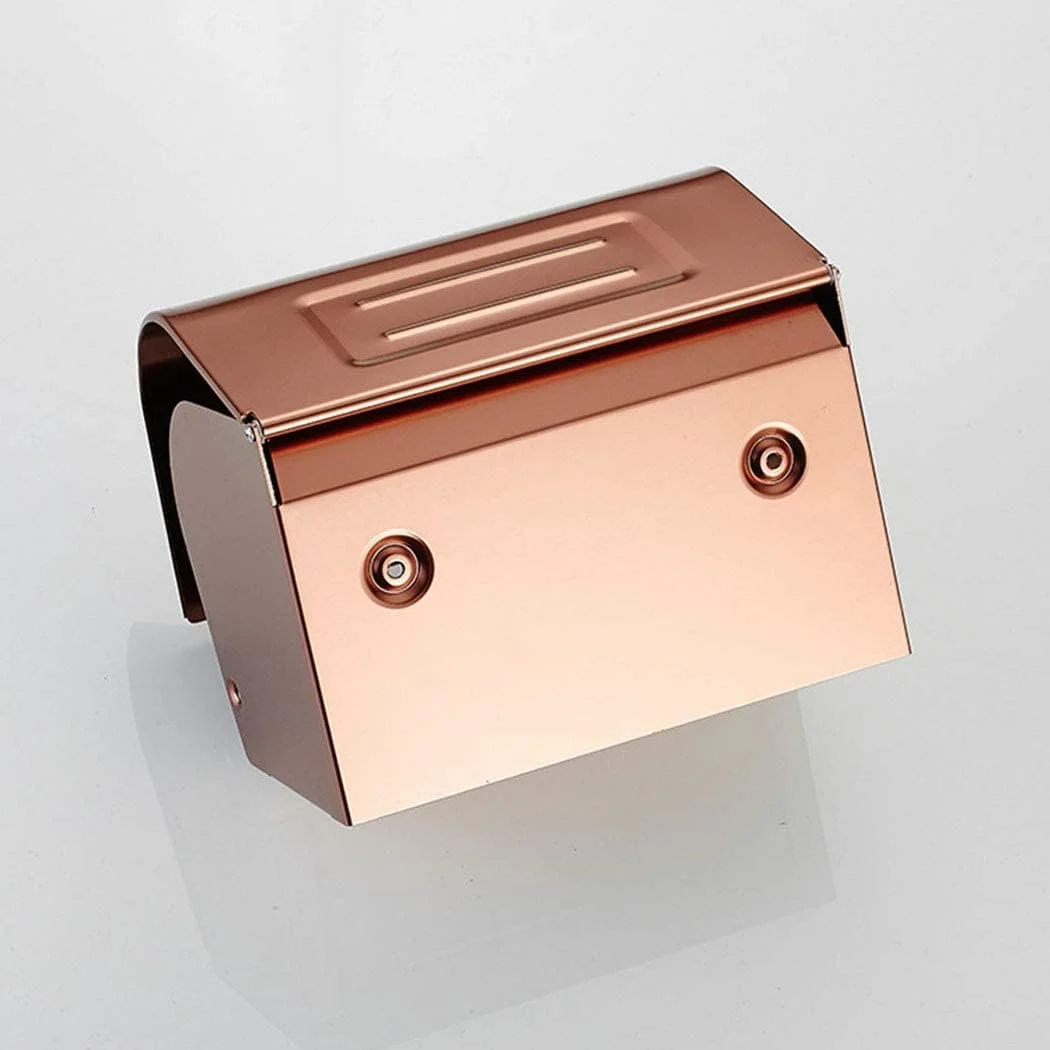 جا دستمال کاغذی توالت طراحی مدرن ضد زنگ جا دستمال کاغذی/دستمال کاغذی دیواری آلومینیومی فضایی مدل 412 (411)