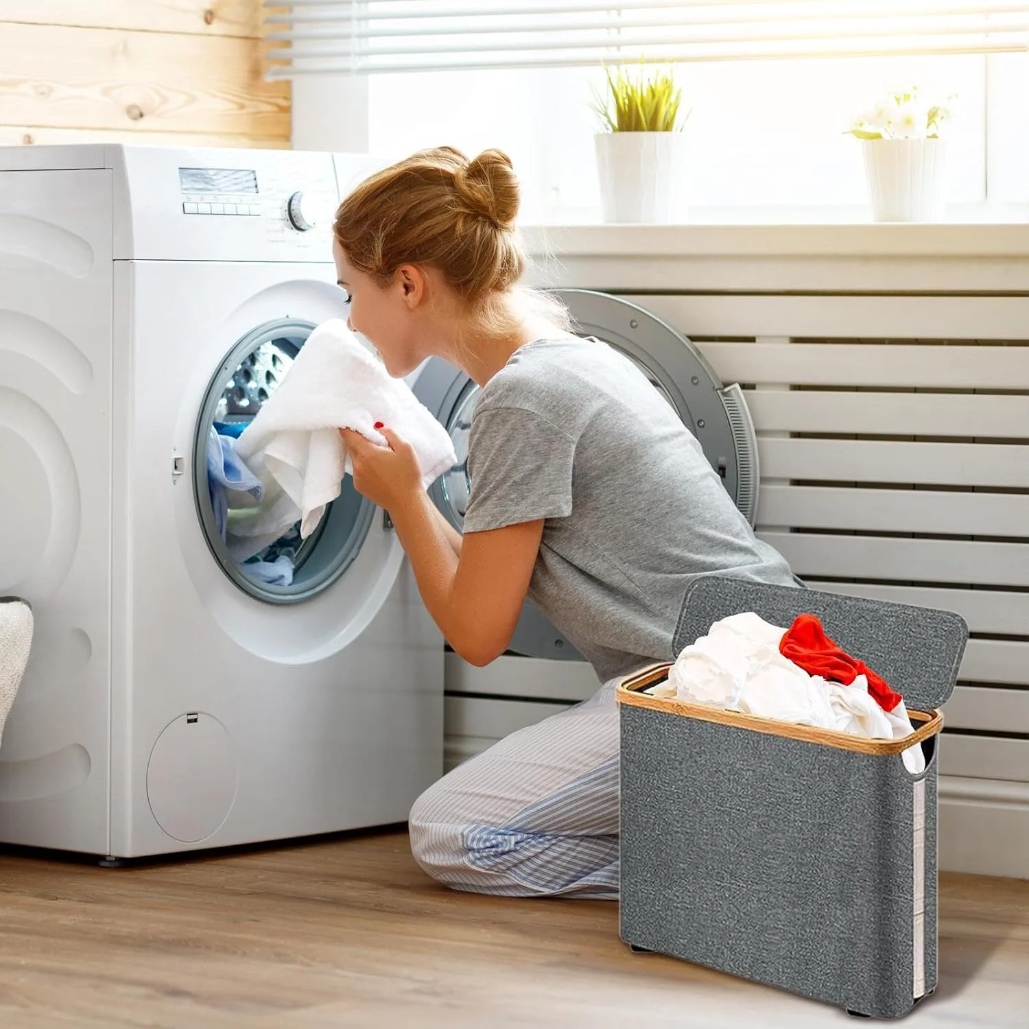 نگهدارنده رول دستمال توالت - سازمان دهنده و نگهدارنده دستمال توالت مناسب حمام - سبد ضد آب برای لوازم اتاق حوله، قفسه، دیوار، سینک، میز، منزل، سرویس بهداشتی، رختشویخانه، خوابگاه، گوشه