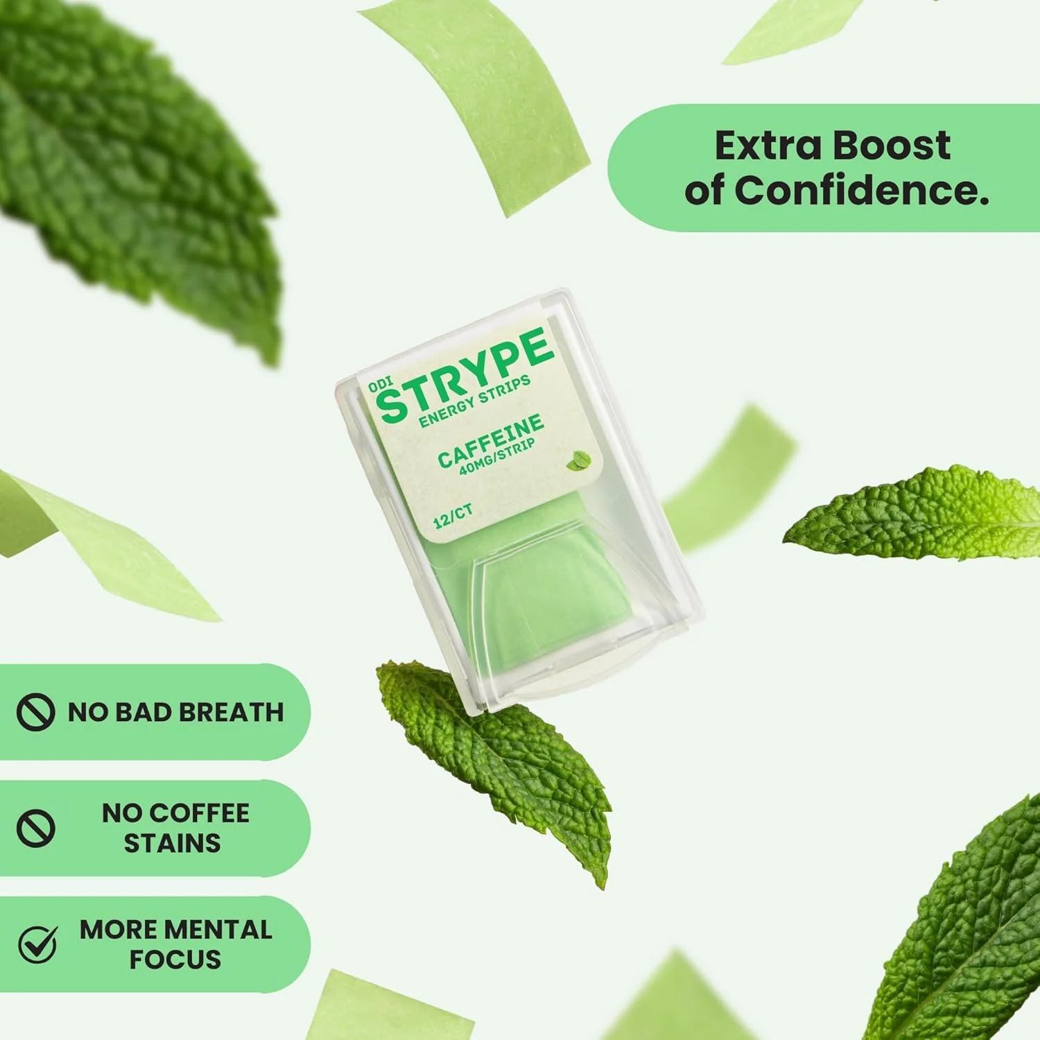 نوارهای انرژی Strype Wellness | نوارهای انرژی فوری | 80 میلی گرم کافئین در هر وعده | صفر کالری | صفر شکر | خوشبو کننده دهان | قابل حمل | 12 نوار در هر بسته (5 بسته/60 نوار) نوارهای انرژی Strype Wellness | نوارهای انرژی فوری | 80 میلی گرم کافئین در هر وعده | صفر کالری | صفر شکر | خوشبو کننده دهان | قابل حمل | 12 نوار در هر بسته (5 بسته/60 نوار)