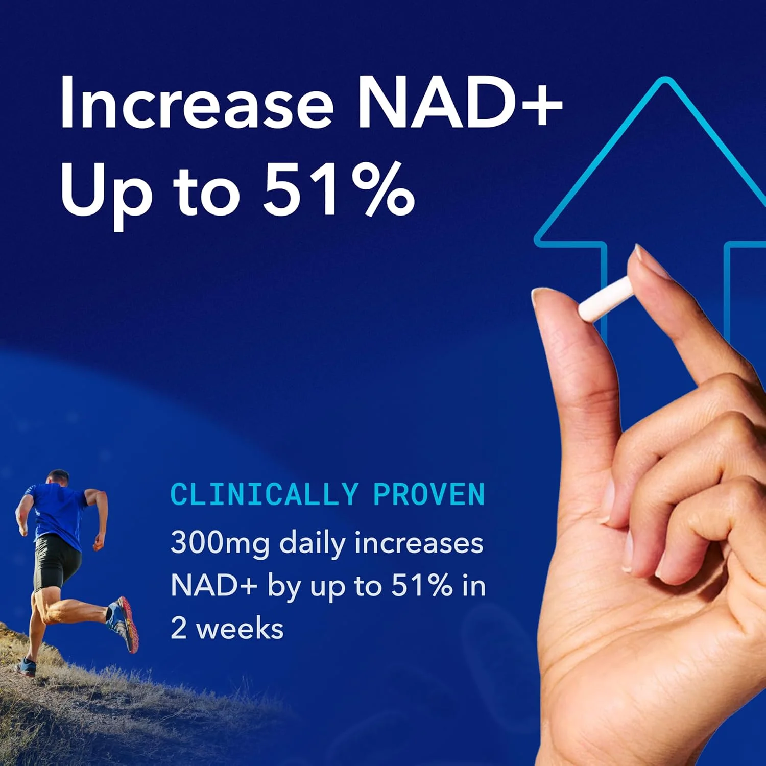 مکمل NAD ثبت شده TRU NIAGEN برای ضد پیری و بازسازی سلولی، نیاژن، 60 سروینگ 300 میلی گرمی | پشتیبانی از انرژی سلولی، مغز، عضله | نیکوتین آمید ریبوزید (NR) روزانه 2 عدد مصرف شود | 2 بطری