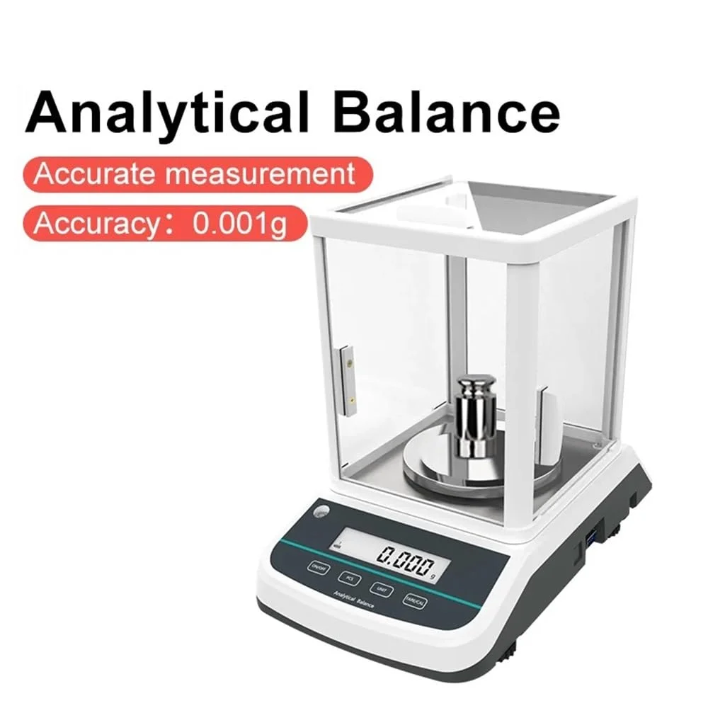 تجهیزات آزمایشگاهی ترازوی تحلیلی دیجیتال ترازوی میکرو آزمایشگاهی ترازوی الکترونیکی دقیق محدوده 200 گرم 300 گرم دقت 0.001 گرم (FA3003S (300g 1mg))