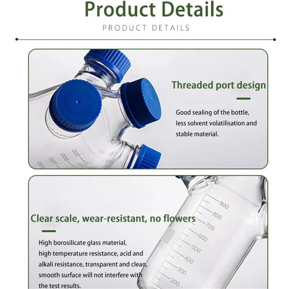 تجهیزات آزمایشگاهی ویال های فاز قهوه ای با درب پیچی دو/سه/چهار گردنه 250ml-2000ml (چهار گردنه 2000ml) تجهیزات آزمایشگاهی ویال های فاز قهوه ای با درب پیچی دو/سه/چهار گردنه 250ml-2000ml (چهار گردنه 2000ml)