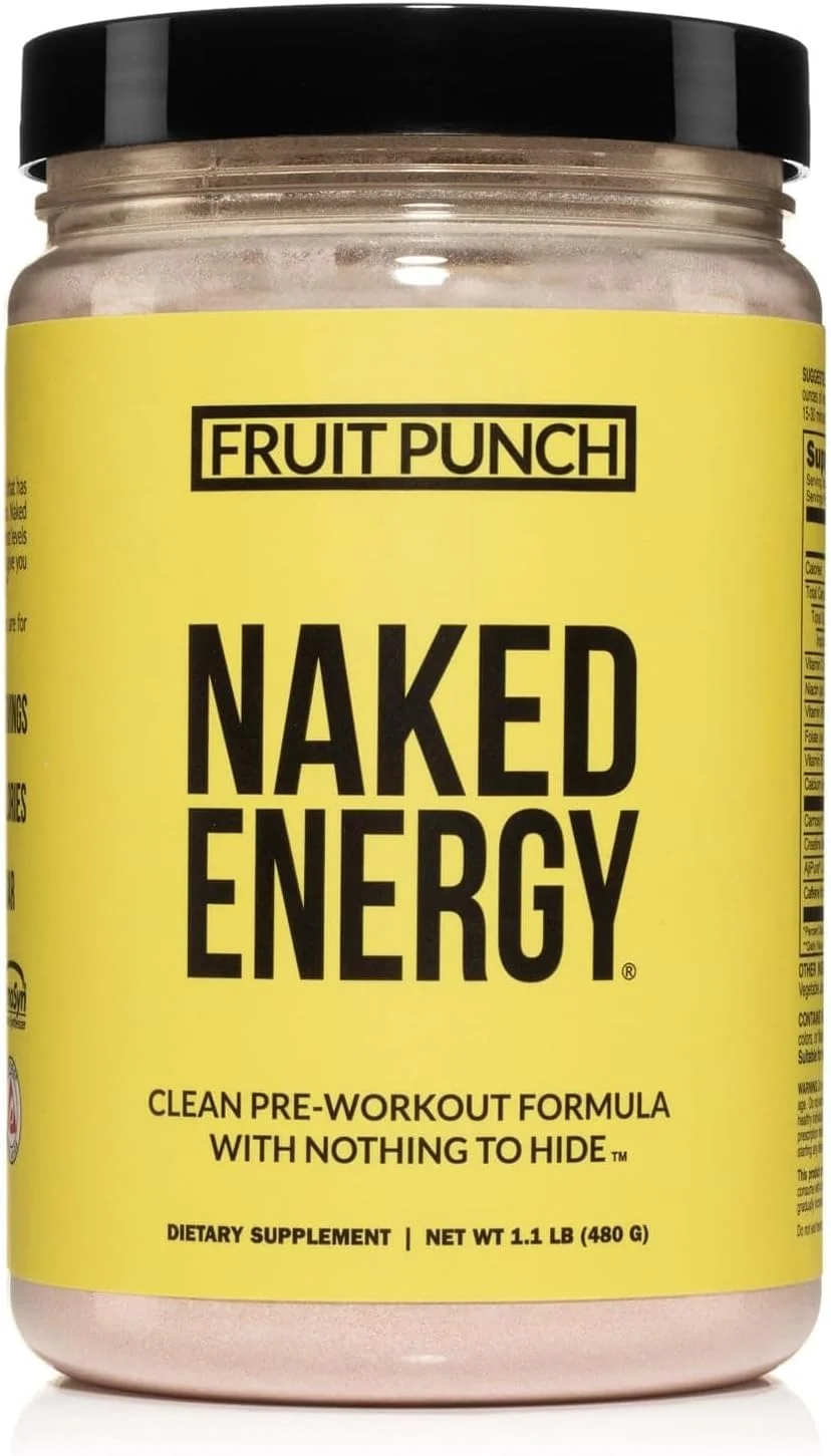 Naked Nutrition Fruit Punch Naked Energy Pre Workout Supplement For Men And Women - 1Lb 30 Servings Naked Nutrition Fruit Punch Naked Energy Pre Workout Supplement For Men And Women - 1Lb 30 Servings