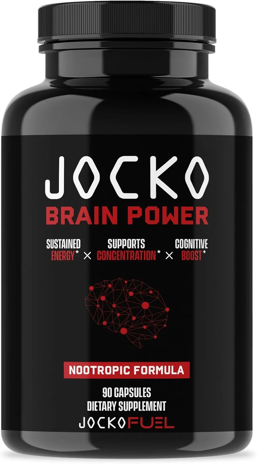 مکمل تقویت کننده مغز Jocko Fuel Discipline GO - مکمل های غذایی نوتروپیک برای حافظه و تمرکز - مکمل انرژی و تمرکز قبل از تمرین (90 کپسول)