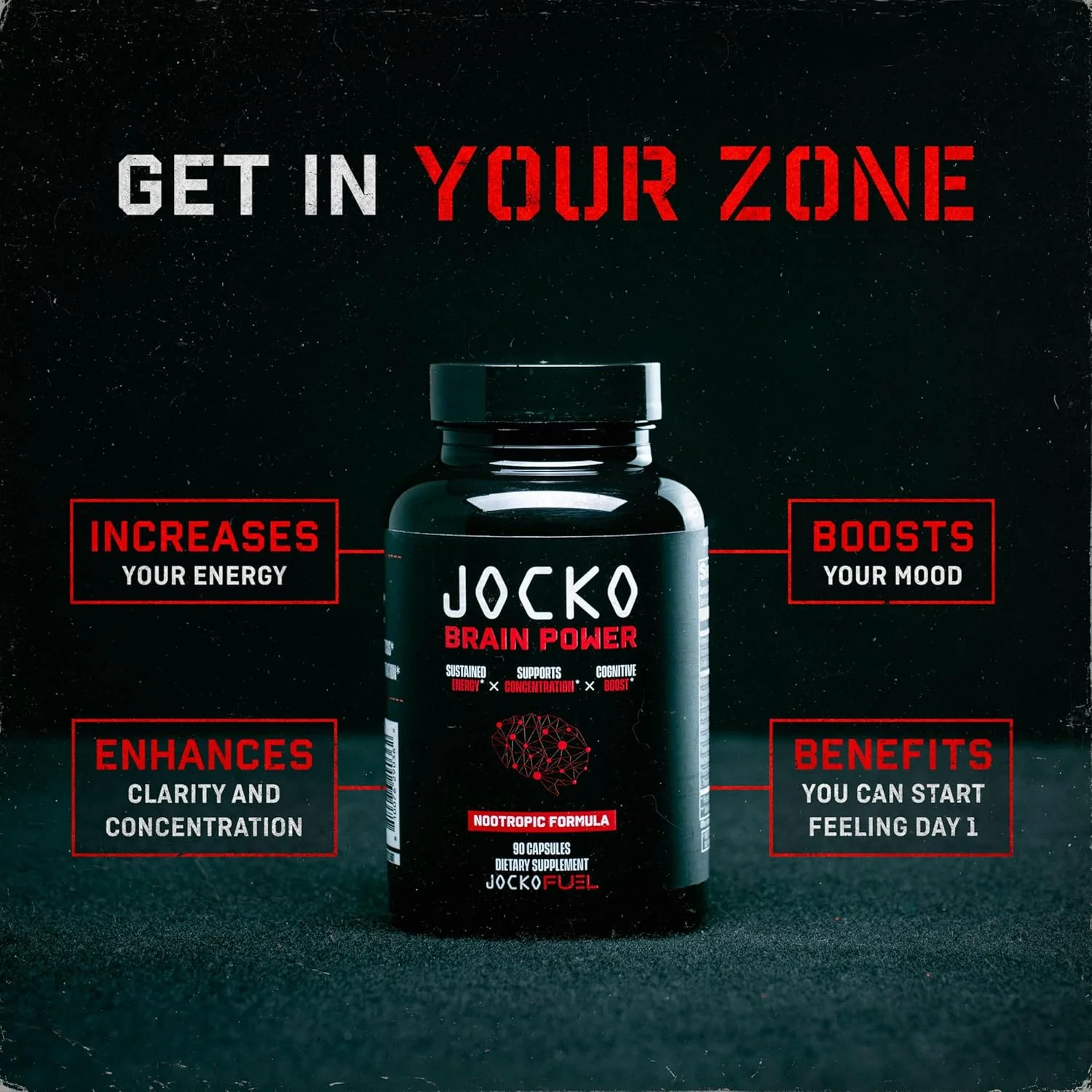مکمل تقویت کننده مغز Jocko Fuel Discipline GO - مکمل های غذایی نوتروپیک برای حافظه و تمرکز - مکمل انرژی و تمرکز قبل از تمرین (90 کپسول) مکمل تقویت کننده مغز Jocko Fuel Discipline GO - مکمل های غذایی نوتروپیک برای حافظه و تمرکز - مکمل انرژی و تمرکز قبل از تمرین (90 کپسول)