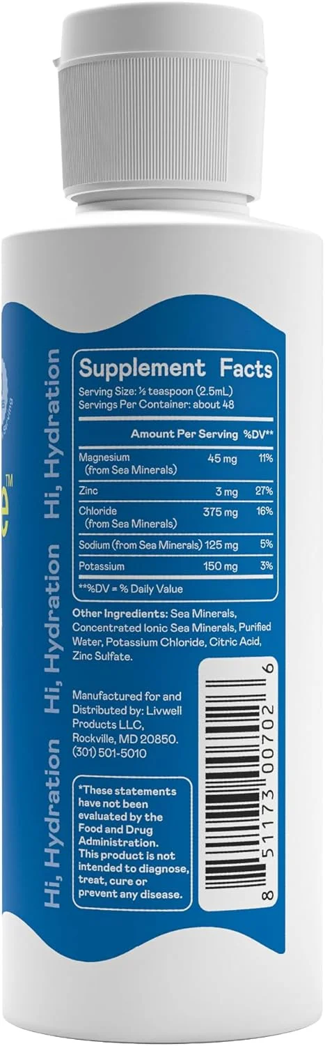 مکمل الکترولیت Hi-Lyte برای حمایت از سیستم ایمنی و آبرسانی سریع | بدون کالری بدون شکر | 20%+ پتاسیم، منیزیم و روی بیشتر | 48 سروینگ مکمل الکترولیت Hi-Lyte برای حمایت از سیستم ایمنی و آبرسانی سریع | بدون کالری بدون شکر | 20%+ پتاسیم، منیزیم و روی بیشتر | 48 سروینگ
