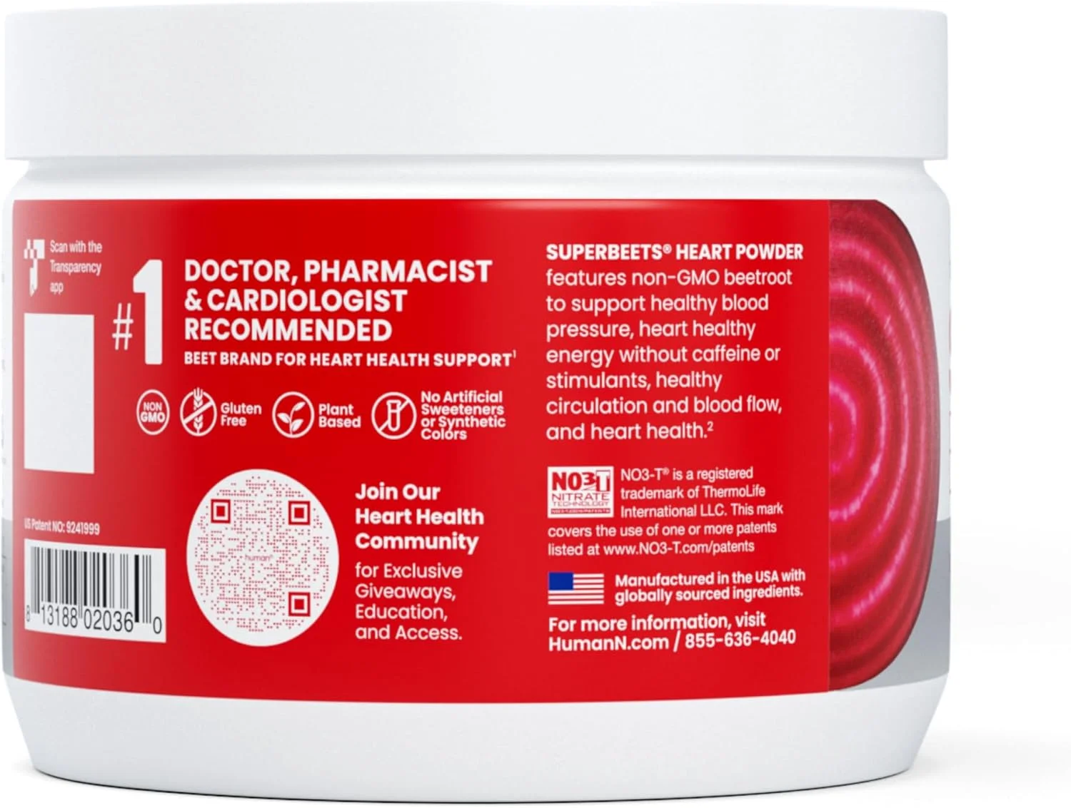 پودر ریشه چغندر SuperBeets HumanN - تقویت کننده نیتریک اکسید برای فشار خون، گردش خون و پشتیبانی از سلامت قلب - مکمل سوپرفود غیر GMO - طعم گیلاس سیاه طبیعی، 30 سروینگ پودر ریشه چغندر SuperBeets HumanN - تقویت کننده نیتریک اکسید برای فشار خون، گردش خون و پشتیبانی از سلامت قلب - مکمل سوپرفود غیر GMO - طعم گیلاس سیاه طبیعی، 30 سروینگ