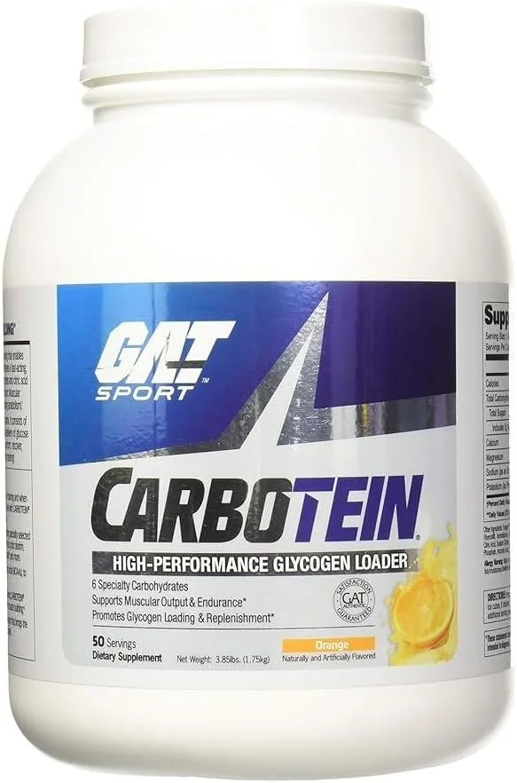 GAT SPORT Carbotein Supplement, Grape, 3.85 Pound